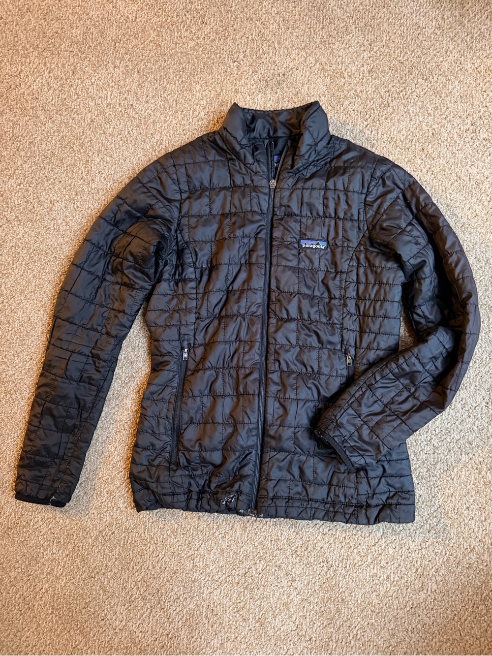 Patagonia Black Quilted Puffer Jacket